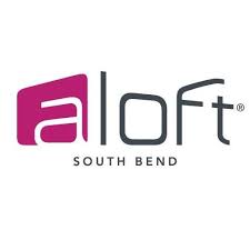 aloft Hotel South Bend Indiana logo in pink